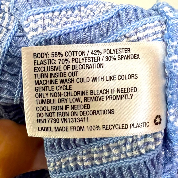 Xhilaration Smocked Cropped Off The Shoulder Shirt - Picture 5 of 5